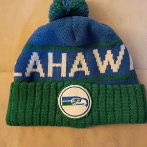 Mitchell & Ness Blue and Green Kids Beanie